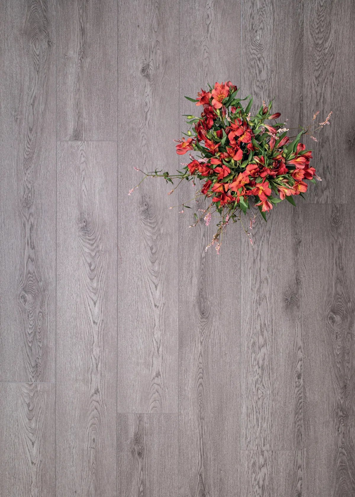 Piso Vinílico SPC en Tono Alpine Ash | Caja