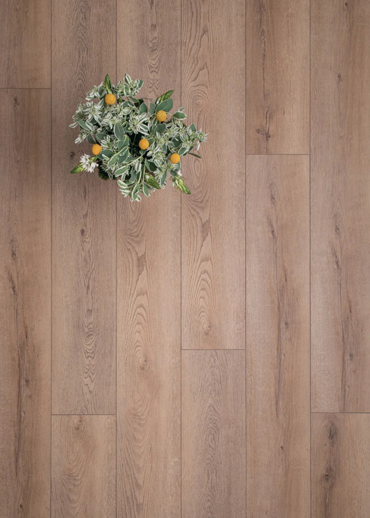 Piso Vinílico SPC en Tono Mountain Mist | Caja